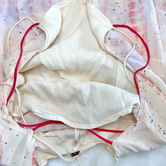 Free People Chiffon Remember When Maxi Top S - Picture 10 of 16